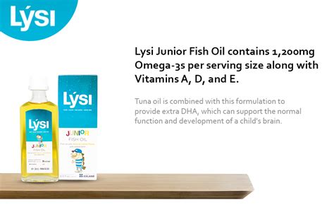 Lysi Junior Fish Oil Lemon Flavor Pure And Natural Fish Oil