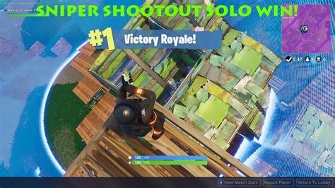 Sniper Shootout LTM Solo Victory Royale Fortnite YouTube