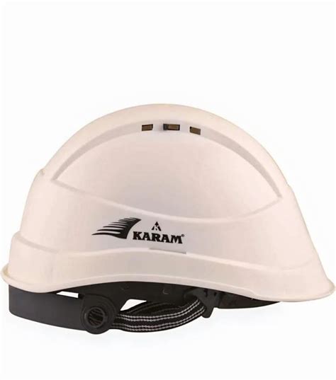 ABS White Karam Safety Helmet Size Medium At 140 Piece In Varanasi