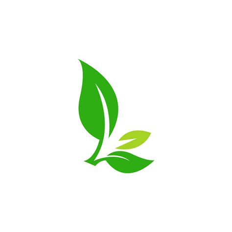 Green leaf, natural leaf icon logo design template 6720912 Vector Art ...