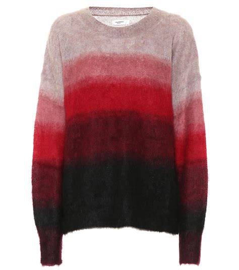 Isabel Marant Étoile Drussell Striped Mohair And Wool Blend Sweater