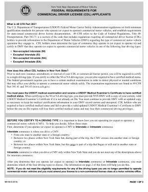 Fillable Online Dmv Ny Cdl Medical Form University Of Virginia Health