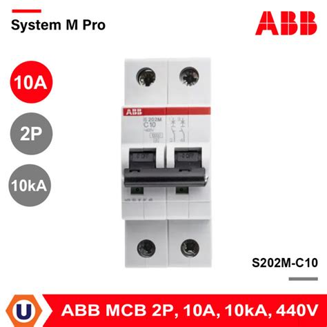 Abb System M Pro A Mcb Mini Circuit Breaker P Curve C Breaking