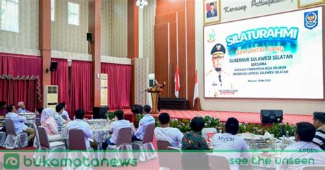 Silaturahmi Bersama Apdesi Gubernur Andi Sudirman Dorong Kemandirian