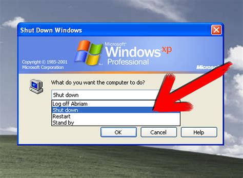 How To Shut Down Windows Xp 4 Steps With Pictures Wikihow