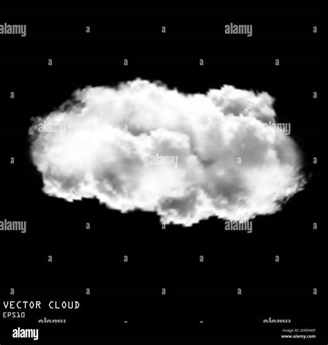 Vectores de nubes Ilustración realista de forma de nube nube blanca