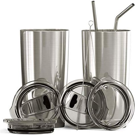 Bluepeak Double Wall Stainless Steel Vacuum Insulated Tumbler Set 2