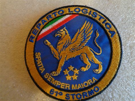 Toppa O Patch Aeronautica Militare Italiana Stormo Reparto