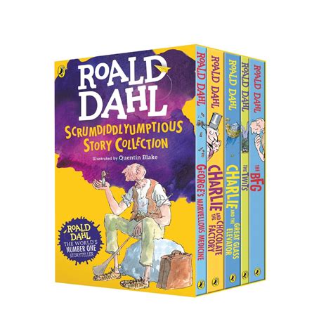 Roald Dahl S Scrumdiddlyumptious Story Collection 6 Copy Box Set