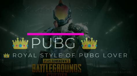 Pubg Whatsapp Status Pubg Lover Youtube