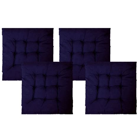 Kit Almofadas Futon Assento Para Cadeira Roxo Azulado X Submarino