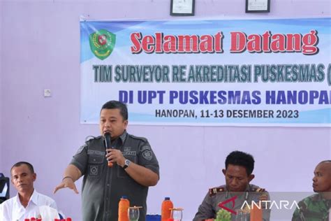 Tim Surveyor Re Akreditasi Puskesmas Hanopan Arse Tapsel ANTARA News