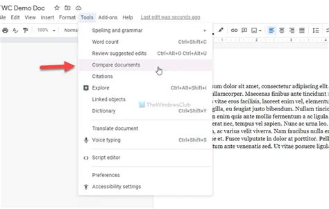 How To Compare Two Documents In Google Docs