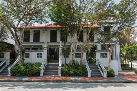 Modern Chinese Office Building Around China Town, Singapore Stock Photo ...