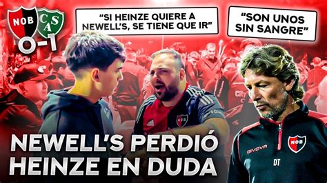 Bronca Reacci N Con Los Hinchas Newells Sarmiento Youtube