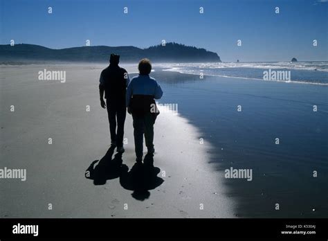 Beach Walk Cape Lookout State Park Oregon Stock Photo Alamy