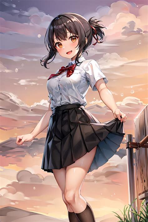 Miyamizu Mitsuha Kimi No Na Wa Image By Sephiaton 3967948