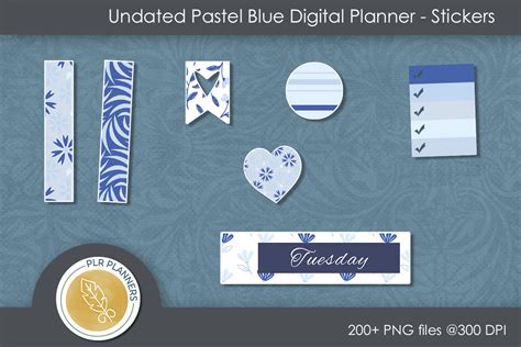 Undated Pastel Rainbow Digital Planners | PLR Planners - Build a Low ...