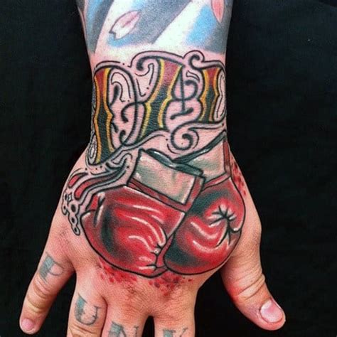 70 Boxing Gloves Tattoo Designs For Men - Swift Ink Ideas