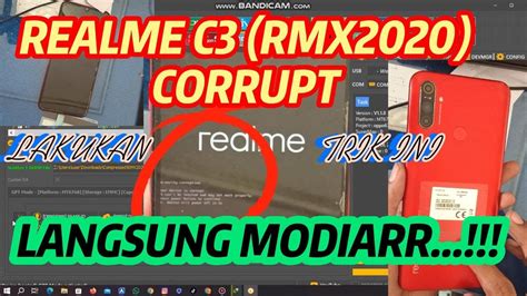 Cara Flash Realme C3 Rmx2020 Via Unlocktool Realme 3 Mentok Logo