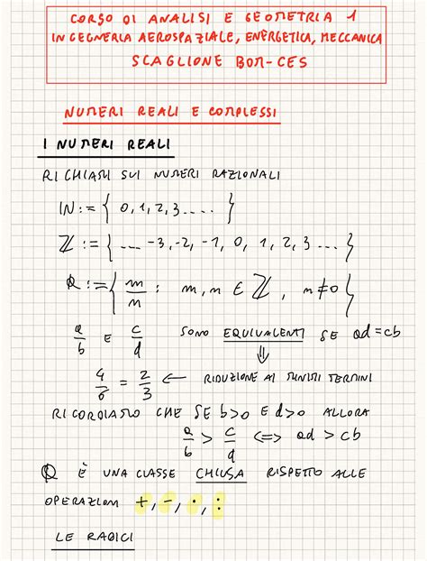 Lezioni Analisi Matematica Polimi Studocu