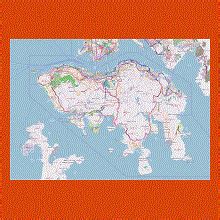 Road map of Hong Kong and Kowloon | Maps of Hong Kong | Maps of Asia ...