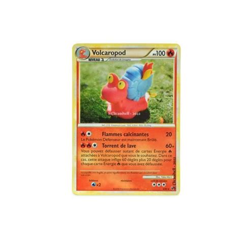 Carte Pokémon Volcaropod 100 Pv 6 90 Hs Indomptable Neuf Fr Cdiscount Jeux Jouets