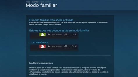 Qué es y cómo usar el modo familiar en Steam SoftZone