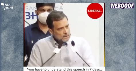 Fact-Check | Edited Video of Rahul Gandhi's Speech on Dalit Atrocities Goes Viral