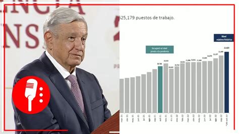 Amlo Celebra Crecimiento De Empleos Registrados Ante El Imss Un Mill N