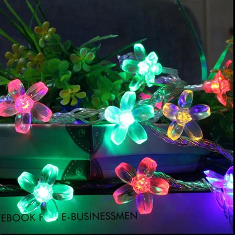 10M 100LEDs 110V 220V Multicolor Cherry Blossom LED String Lights