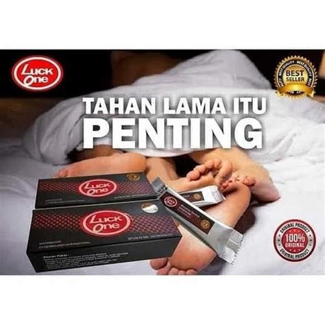 Jual Obat Kuat Pria Tahan Lama Luck One Box Isi Sachet Vitalitas