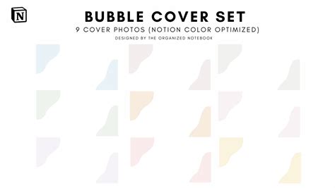 Notion Color Cover Photo Set | 36 Photo Bundle