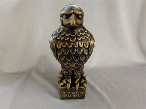 Maltese Falcon Large Bronze Stone Statue - Clarach