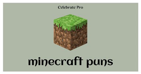 75 Best Minecraft Puns Jokes That Make Cringe