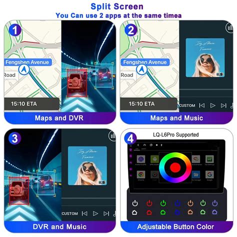 Автомагнитола LEHX L6Pro, 2 Din, Android 12, мультимедийный ...