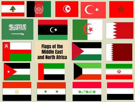 Middle East And North Africa Countries With Flag Icons 52 Off