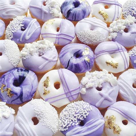 Pin By Pinner On Purple Wedding Donut Decorating Ideas Donut