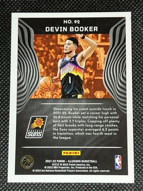 Panini Illusions Basketball Devin Booker Phoenix Suns Ebay