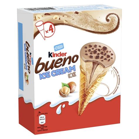 Glace Aux Noisettes Et Chocolat Kinder Bueno La Boite De C Nes