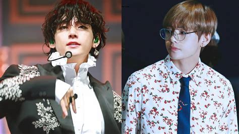 Bts V Aka Kim Taehyungs Floral Outfit Fashion Is An Inspiration Iwmbuzz