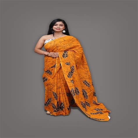 Printed Daily Wear Super Soft Cotton Saree M At Rs In Jaipur