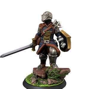 DS1 Chosen Undead Made With Hero Forge