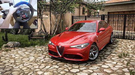 Alfa Romeo Giulia Quadrifoglio Forza Horizon 5 Logitech G29