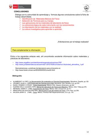 Materiales De Laboratorio De Fisica PDF