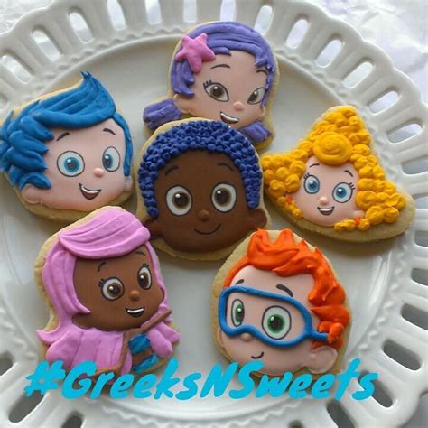 Bubble Guppies Cookie Connection Decorated Cookies Bubble Guppies Birthday Bubble Guppies