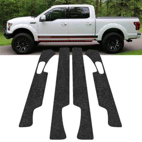 4pc Door Sill Protect Threshold Step For Ford F 150 2015 2018 Crew Cab