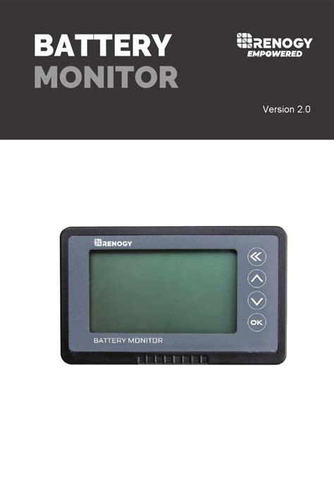 Renogy Battery Monitor Manual Pdf Download Manualslib