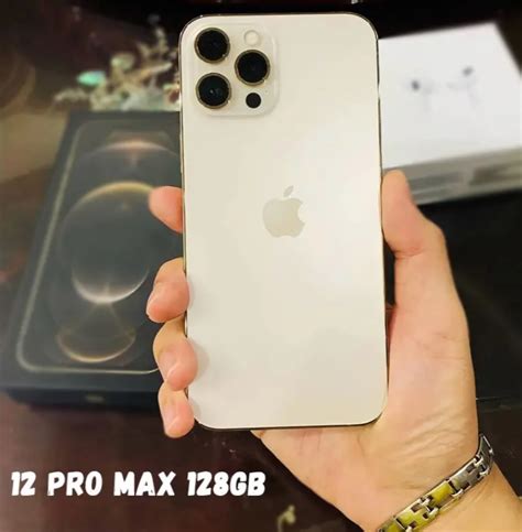 iPhone 12 Pro Max Apple 128GB Dourado 6 7 Câm Tripla 12MP iOS WT