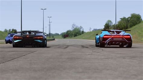 Bugatti Chiron Pur Sport Vs Bugatti Divo At Miseluk Drag 1 Na 1